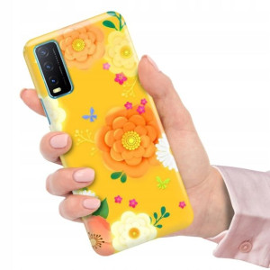 Etui do VIVO Y33s Obudowa Flower Kwiaty Top Wzory