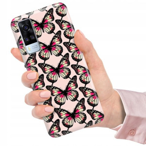 Etui do VIVO Y51 2020 Case Flower Kwiaty Top Wzory