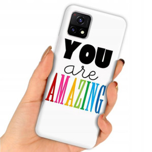 Etui do VIVO Y52S 5G Case Modne Top Napisy Wzory