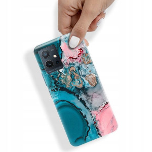 Etui do VIVO Y55 5G Case Marmurki Marble Top Wzory