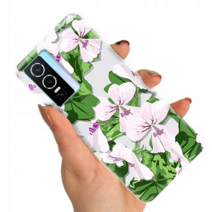 Etui do VIVO Y76s Case Kwiatowe Wiosenne Top Wzory