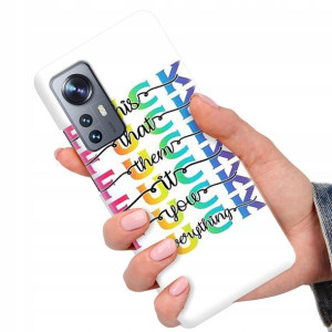 Etui do XIAOMI 12 Obudowa Modne Top Napisy Wzory