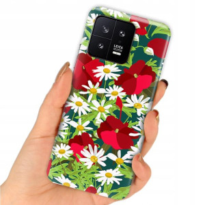 Etui do XIAOMI 13 Case Kwiatowe Wiosenne Top Wzory