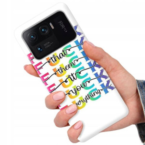 Etui do XIAOMI Mi 11 ULTRA Case Modne Napisy Wzory