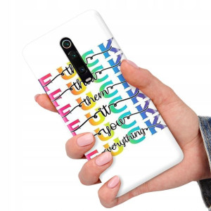 Etui do XIAOMI Mi 9T Case Modne Top Napisy Wzory