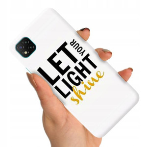 Etui do XIAOMI POCO C3 Case Modne Top Napisy Wzory