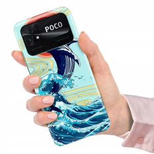 Etui do XIAOMI POCO C40 Case Flower Kwiaty Wzory