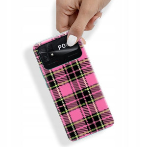 Etui do XIAOMI POCO C40 Case W Kratkę Kratka Wzory