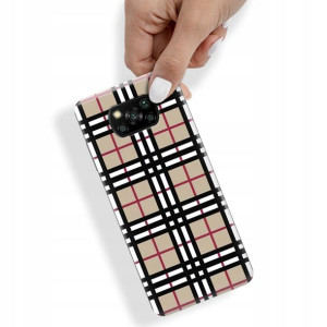Etui do XIAOMI POCO X3 PRO W Kratkę Kratka Wzory