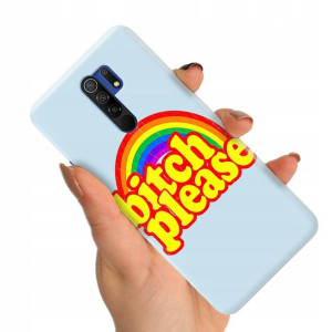 Etui do XIAOMI REDMI 9 Case Modne Top Napisy Wzory