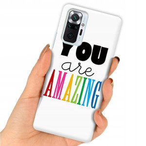 Etui do XIAOMI REDMI NOTE 10 PRO Napisy Top Wzory