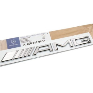 Amg Mercedes Znaczek Emblemat Klapa Tył Srebrny