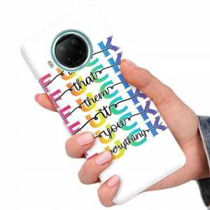 Etui do XIAOMI REDMI NOTE 9 5G Modne Napisy Wzory