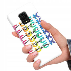 Etui do XIAOMI REDMI NOTE 9s Modne Napisy Wzory