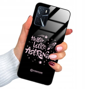 Etui Glass Brokat do OPPO A16s Case Modne Wzory