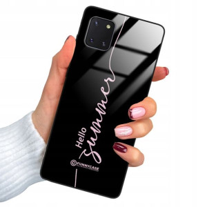 Etui Glass BROKAT do SAMSUNG NOTE 10 LITE Wzory