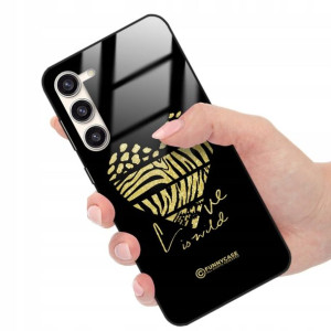 Etui Glass BROKAT do SAMSUNG S23 PLUS Piękne Wzory