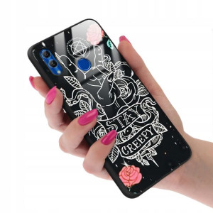 Etui Glass do HUAWEI HONOR 10 LITE Modne Top Wzory