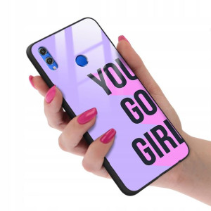 Etui Glass do HUAWEI HONOR 8X Kobiece Girl Wzory