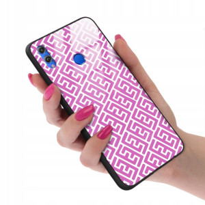 Etui GLASS do HUAWEI HONOR 8X Kwiaty Spring Wzory