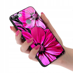 Etui Glass do HUAWEI HONOR 9 LITE Flower Top Wzory