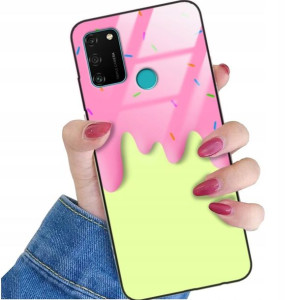 Etui Glass do HUAWEI HONOR 9A Case Słodkie Wzory