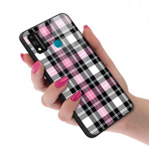 Etui GLASS do HUAWEI HONOR 9X LITE Kratka Wzory