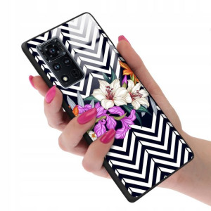 Etui Glass do HUAWEI HONOR VIEW 40 Flower Wzory