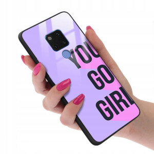 Etui Glass do HUAWEI MATE 20 Kobiece Girl Wzory