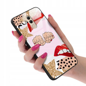 Etui Glass do HUAWEI MATE 20 LITE Dziewczęce Wzory