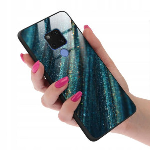 Etui Glass do HUAWEI MATE 20 Marmurki Marble Wzory