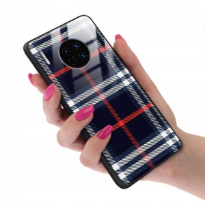 Etui GLASS do HUAWEI MATE 30 Kratka W Kratkę Wzory