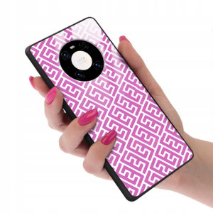 Etui GLASS do HUAWEI MATE 40 Kwiaty Wiosenne Wzory