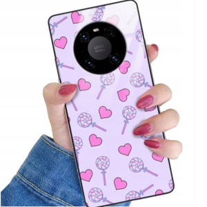 Etui Glass do HUAWEI MATE 40 PRO Słodkie Top Wzory