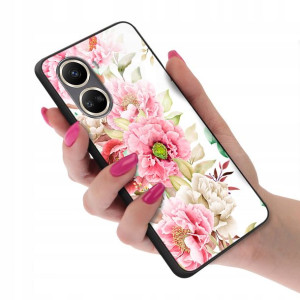 Etui Glass do HUAWEI NOVA 10 SE Kwiatowe Top Wzory