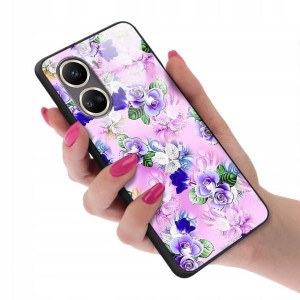 Etui Glass do HUAWEI NOVA 10 SE Kwiaty Top Wzory