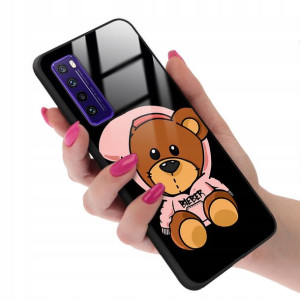Etui Glass do HUAWEI NOVA 7 Mistake Black Wzory