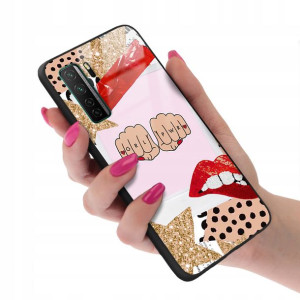 Etui Glass do HUAWEI NOVA 7SE Dziewczęce Top Wzory