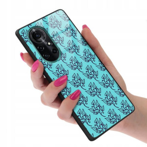 Etui GLASS do HUAWEI NOVA 8 Kwiaty Wiosenne Wzory
