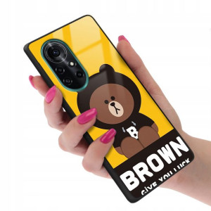 Etui Glass do HUAWEI NOVA 8 PRO Bare Bears Wzory