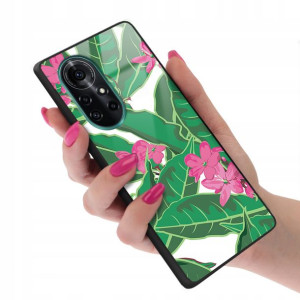 Etui GLASS do HUAWEI NOVA 8 PRO Kwiatowe Top Wzory