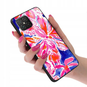 Etui Glass do HUAWEI NOVA 8 SE Kwiaty Flower Wzory