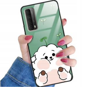 Etui Glass do HUAWEI P SMART 2021 Słodkie Wzory