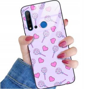 Etui Glass do HUAWEI P20 LITE 2019 Słodkie Wzory