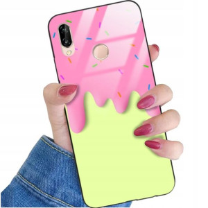Etui Glass do HUAWEI P20 LITE Case Słodkie Wzory