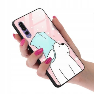 Etui Glass do HUAWEI P20 PRO We Bare Bears Wzory