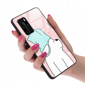 Etui Glass do HUAWEI P40 Case We Bare Bears Wzory