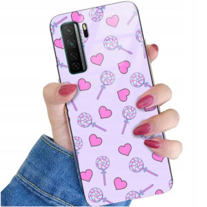 Etui Glass do HUAWEI P40 LITE 5G Słodkie Top Wzory