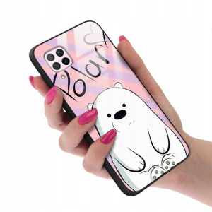 Etui Glass do HUAWEI P40 LITE We Bare Bears Wzory