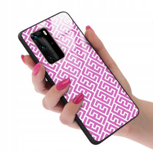 Etui GLASS do HUAWEI P40 PRO Kwiaty Wiosenne Wzory